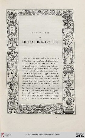 Le grand salon du château de Saint-Roch