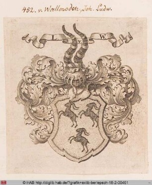 Wappen des Joh. Ludwig von Wallmoden