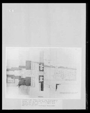 Theben (West), Grundriss des "Hohe Tores"