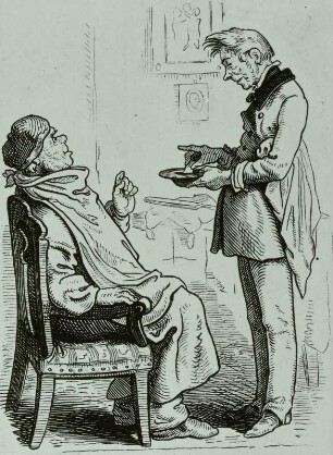 Der Barbier vor dem wartenden Kunden Schaum schlagend