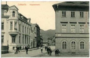 Lobositz. Hauptstraße