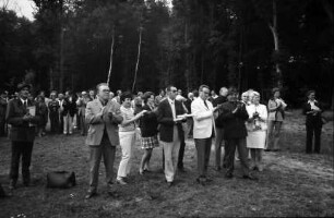 Freiburg, Opfingen: Gruppe am Opfinger See
