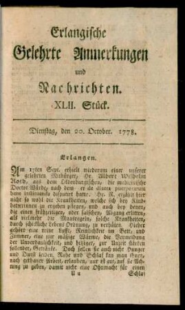 XLII. Stück