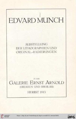 [Ausstellung Edward Munch]