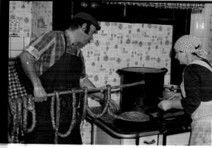 Einbraten von Wurst