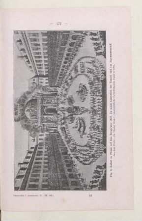 Fig. 2. Ballett zu Pferde auf dem Burgplatze 1667