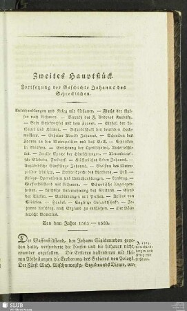 Zweites Hauptstück. Fortsetzung der Geschichte Johanns des Schrecklichen