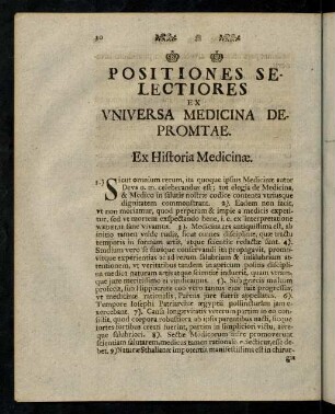 30-38, Positiones Selectiores...