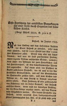 Miscellaneen artistischen Innhalts. 25, 25. 1785