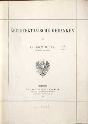 Architektonische Gedanken