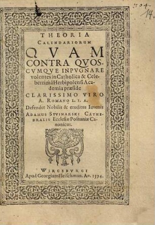 Theoria Calendariorum