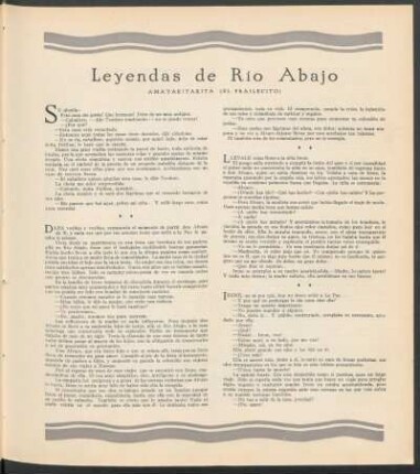 Leyendas de Río Abajo : Amayakitakita (El Frailecito)