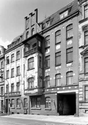 Görlitz-Altstadt, Bahnhofstraße 16. Wohnhaus (1894). Straßenansicht