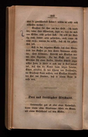 Drei und dreißigster Abschnitt.