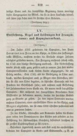 512-526 Entstehung, Regel und Leistungen des Franziscaner- und Kapuzinerordens : Fortsetzung