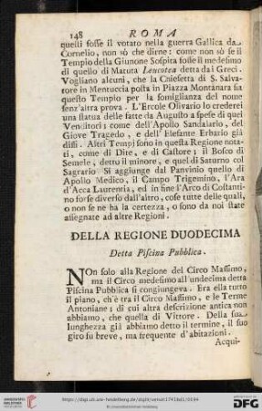 Della regione duodecima