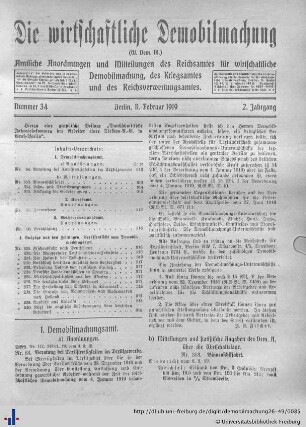 Nr. 34, 11. Februar 1919