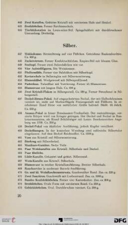 Silber (Nr. 447-493)