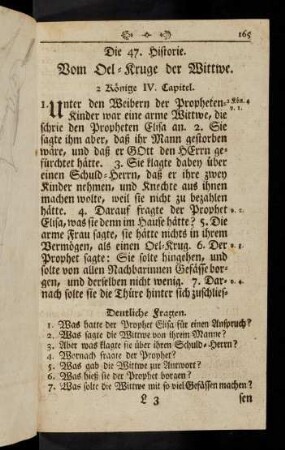 165-171, Die 39. - 40. Historie