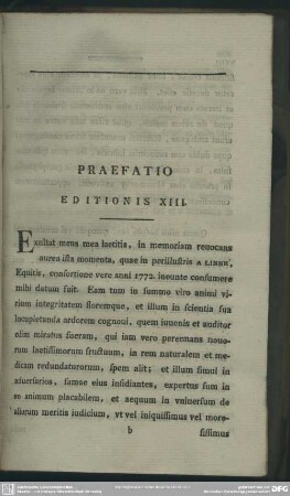 Praefatio Editiones XIII