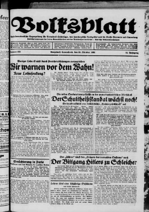 Bergedorf-Sander Volksblatt : amtliches Organ : sozialdemokratische Zeitung für das hamburgische Landgebiet und die Kreise Lauenburg und Stormarn