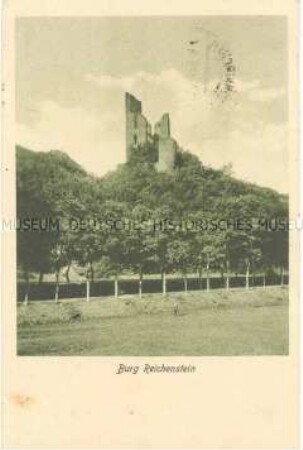 Ansicht von Burg Reichenstein