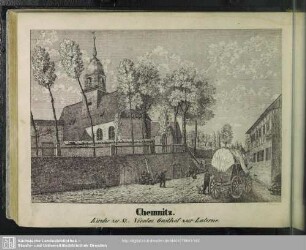 Chemnitz. Kirche zu St. Nicolai, Gasthof zur Laterne