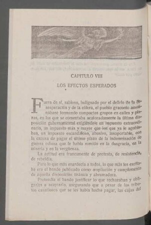 Capítulo VIII - Los efectos esperados