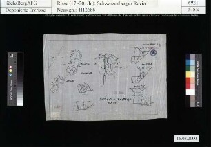 Grube Tannenberg (Zinn-Wolfram) bei Tannenbergsthal, Schlauch und Brücken Pinge