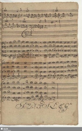 Choral. So tu nun Seel' das Deine