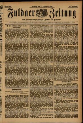 Ausgabe vom Montag, den 07. Dezember 1896.