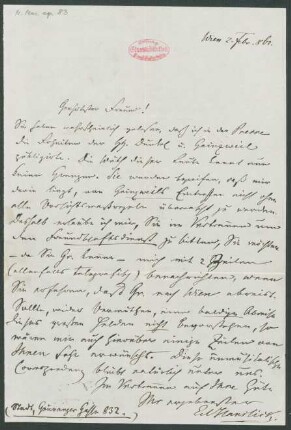 Brief an Robert Volkmann : 02.02.1862