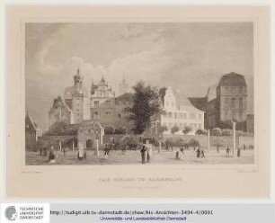 Das Schloss in Darmstadt : Bildliche Darstellung