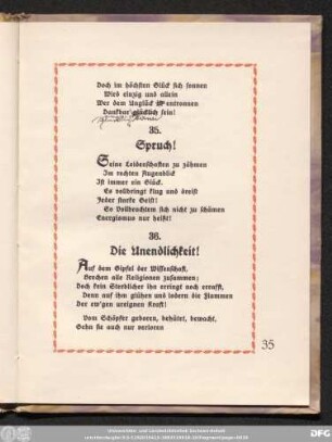 36. Die Unendlichkeit!