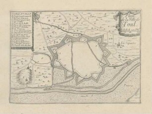 Plan de la Ville de Toul