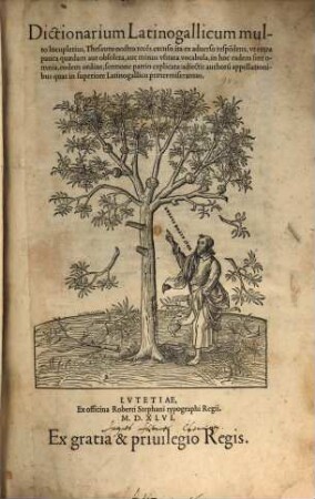 Dictionarium latino-gallicum