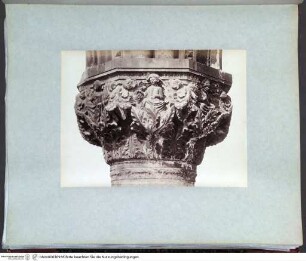 VeniseKapitell mit Figuren und Akanthusranken (Venedig, Palazzo Ducale) - Rotes Album VI (Venedig)