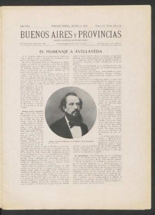 El homenaje á Avellaneda