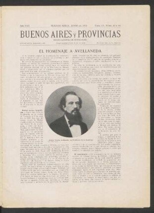El homenaje á Avellaneda