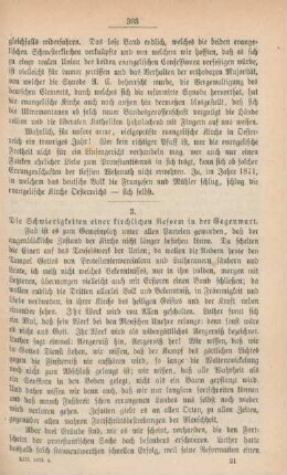 303[295]-307[299] Die Schwierigkeiten einer kirchlichen Reform in der Gegenwart