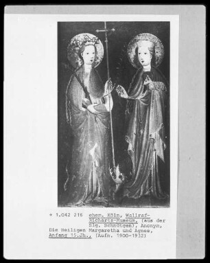 Die Heiligen Margaretha und Agnes
