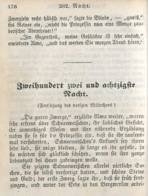 Zweihundert zwei und achtzigste Nacht