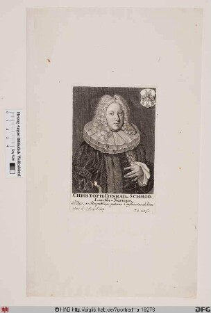 Bildnis Christoph Conrad Schmid