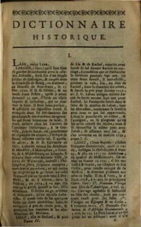 Dictionnaire Historique-Portatif : Contenant L'Histoire Des Patriarches, Des Princes Hebreux, Des Empereurs, Des Rois Et Des Grands Capitaines; ..., 2