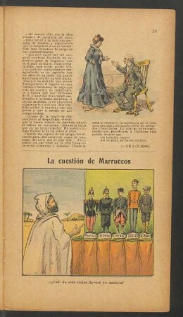 La cuestión de Marruecos - [Caricatura]