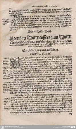 Das Ander Buch von den Saltzen.