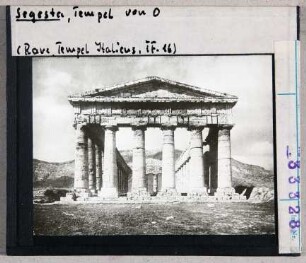 Segesta: Tempel von Osten