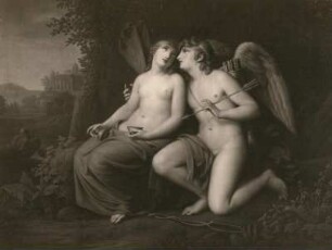 Amor und Psyche : Ölbild Amor und Psyche