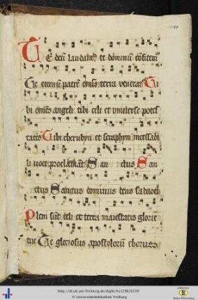 [119r - 120v] Te deum.