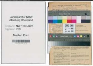 Entnazifizierung Erich Mueller , geb. 14.03.1902 (Kaufmann)